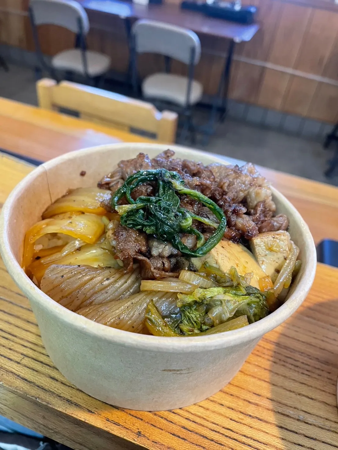 すき焼き丼(テイクアウト)